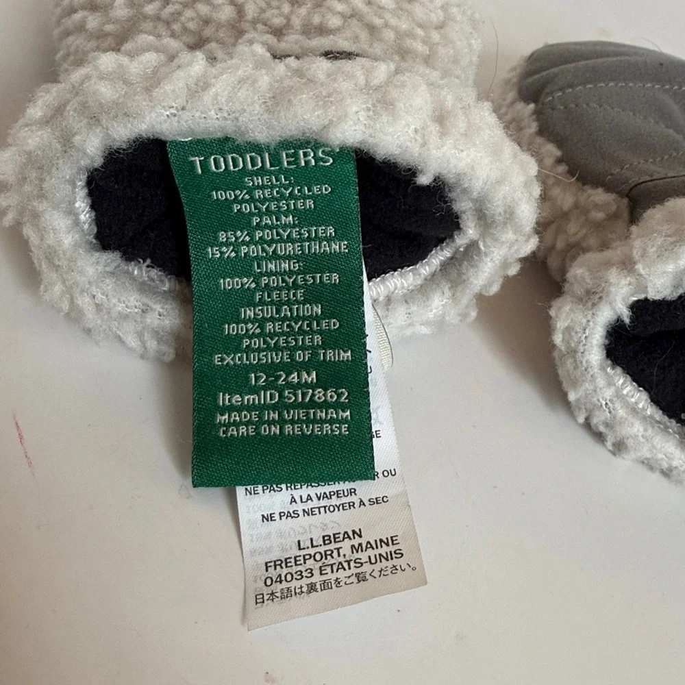 L.L.Bean mittens 12-24 mos